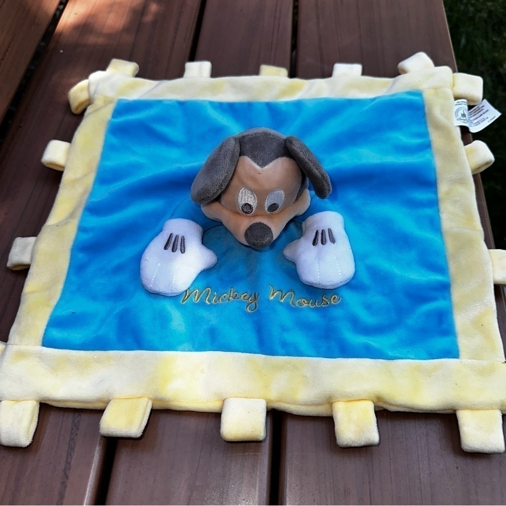 Disney Parks Mickey Mouse Lovey Security Blanket